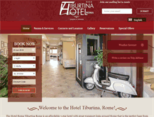 Tablet Screenshot of hotelromatiburtina.it